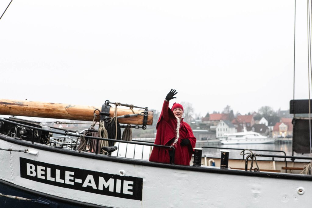 Børn kom ombord på Juleskibet