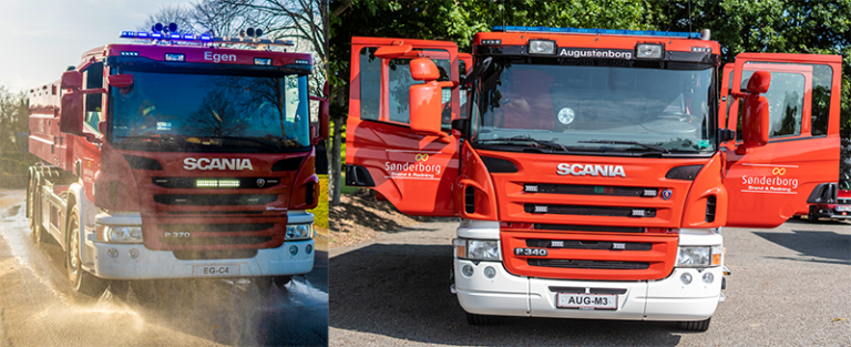 Brandfolk rensede vejen for oliespild