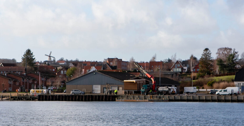 Omklædningsrummene er klar til afgang