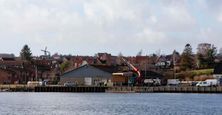 Omklædningsrummene er klar til afgang