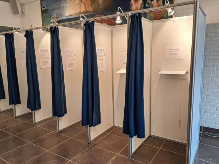 Stemmefordelingen i Hørup