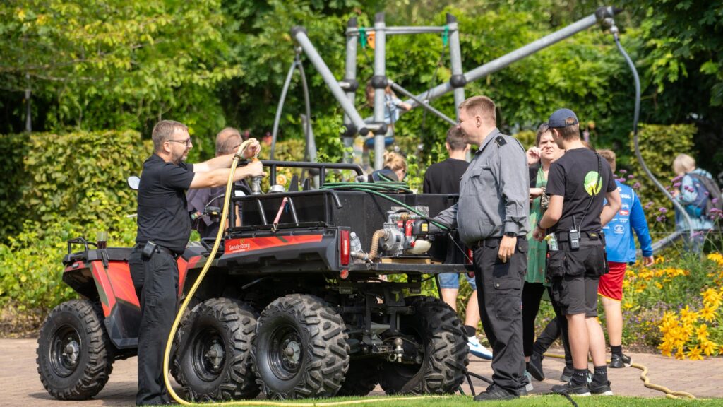 Hurtigt indsats havde stor betydning ved en brand i Nørreskoven