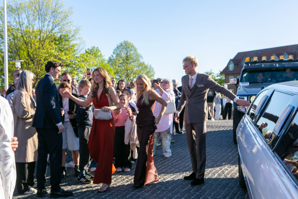 Gallafest på Det Blå Gymnasium