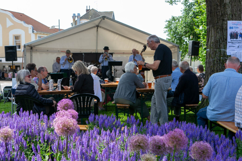 Jazzkoncert under åben himmel