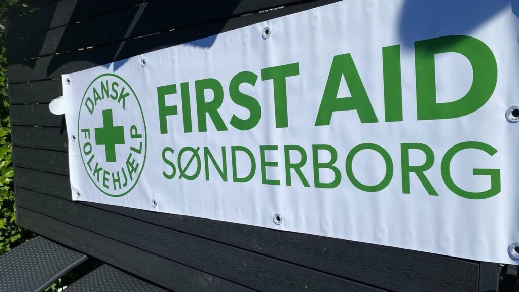 Dansk Folkehjælps samarittere har travlt