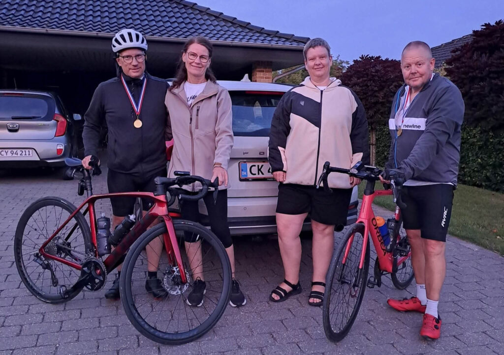 Pedalmanden og Kim Baghjul klarede cykleturen fra Skagen