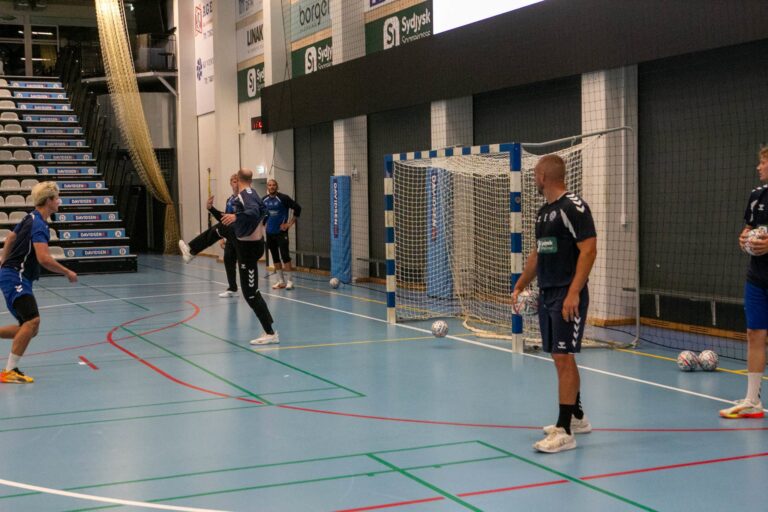 Håndboldbrag mellem Sønderjyske og Flensburg-Handewitt