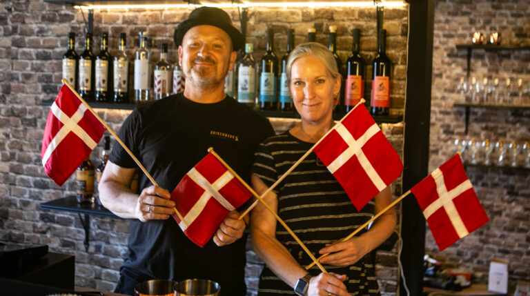 Jazzbaren når at blive klar til receptionen