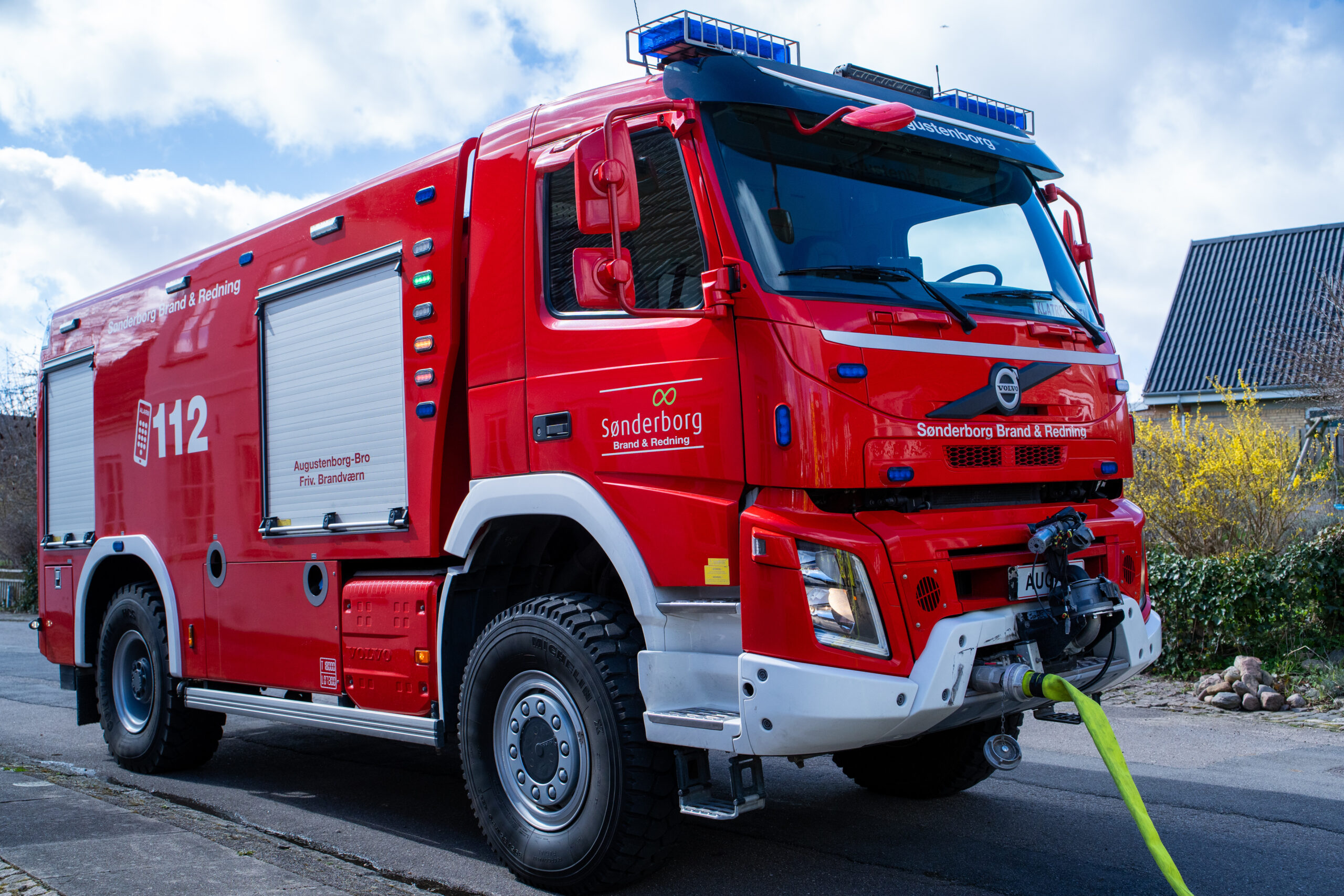 Brand på en mark ved Vester Sottrup
